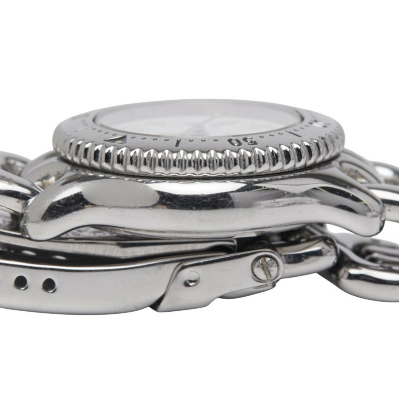 泰格豪雅 Cell 手錶 WG1410-0 石英 白色錶盤 不鏽鋼 女士腕錶 HEUER-5