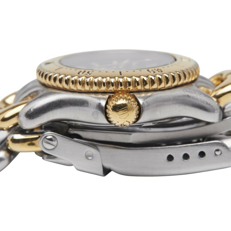 泰格豪雅 Cell 手錶 WG1420-0 石英 灰色錶盤 不鏽鋼 鍍層 女士腕錶 HEUER-4