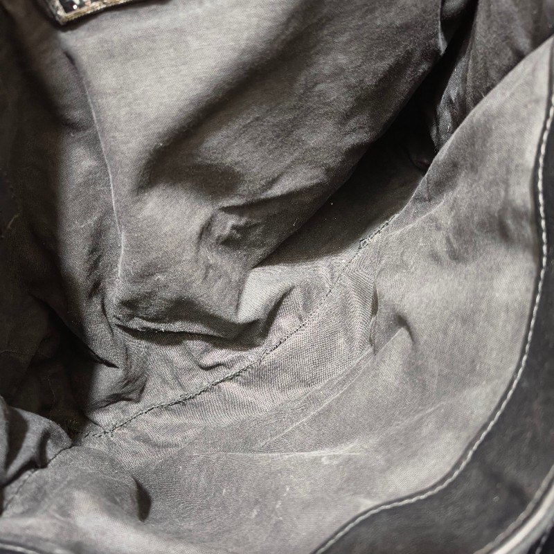 🫅女神購物節狂降（原$8800）‼️只到3/15⏰㊣✨Versace✨凡賽斯 黑色 帆布 皮革 拼接 金屬 手提包/二手包/二手精品🌳二手樹屋🌳-38