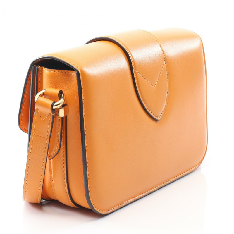 LOUIS VUITTON LV PONT Neuf 單肩斜背包 M55946 皮革橙色二手-1