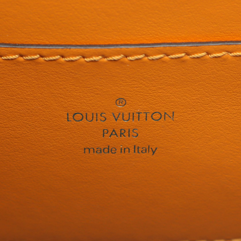 LOUIS VUITTON LV PONT Neuf 單肩斜背包 M55946 皮革橙色二手-3