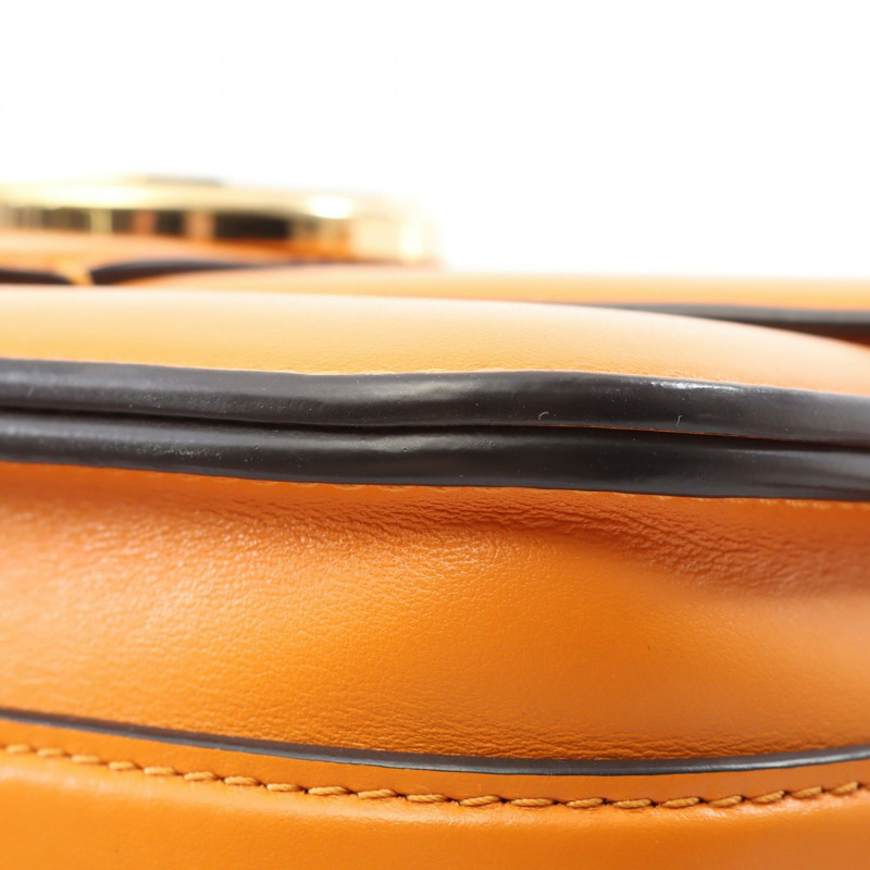 LOUIS VUITTON LV PONT Neuf 單肩斜背包 M55946 皮革橙色二手-9
