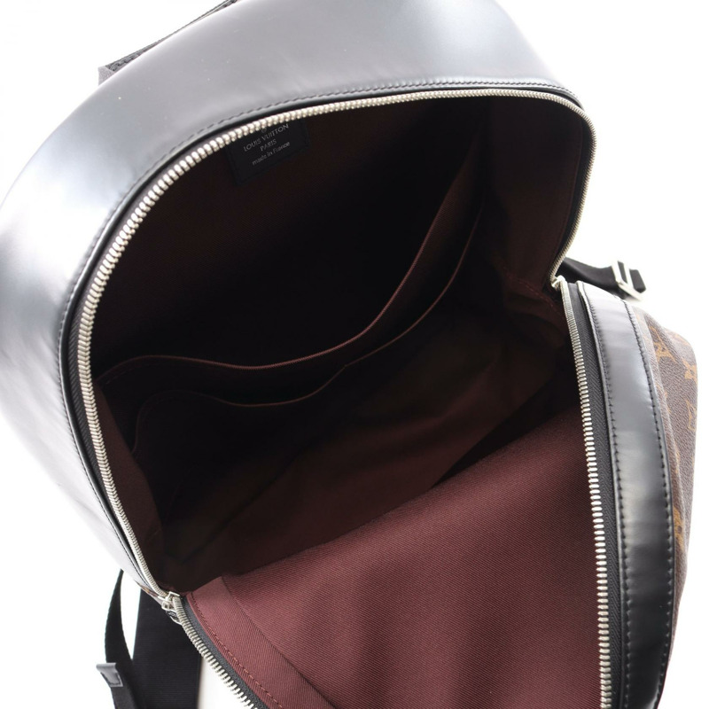 LOUIS VUITTON Josh Rucksack 背包 M41530 Monogram macassar 黑色 二手男款 LV-2