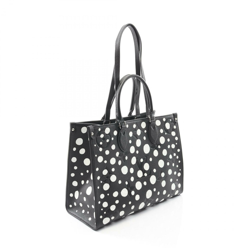 LOUIS VUITTON x Yayoi Kusama On the Go MM 托特包 M46389 Monogram empreinte LV-1