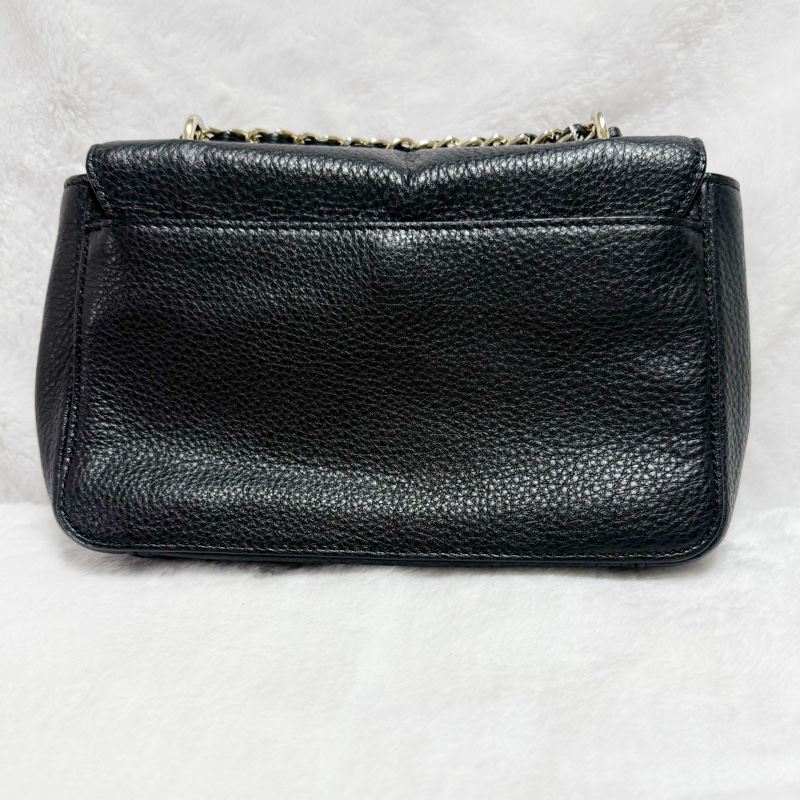 ❤️尋找愛它的主人❤️Tory Burch黑金旋轉扣鏈條斜背包 肩背包 woc-7