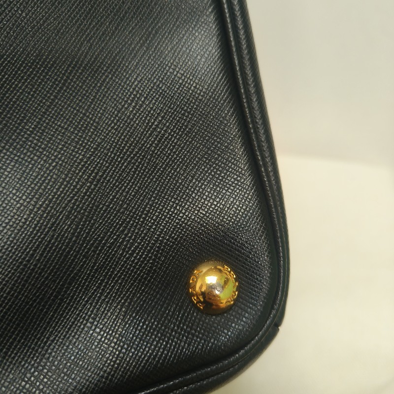 來囉‼️來囉‼️雙11優惠上車囉🚒超狂降價只到11/11🎁㊣✨PRADA✨(附防塵袋)普拉達 黑色 防刮 皮革 商務 手提包 公事包 文件包 電腦包 /二手包/二手精品🌳二手樹屋🌳-10