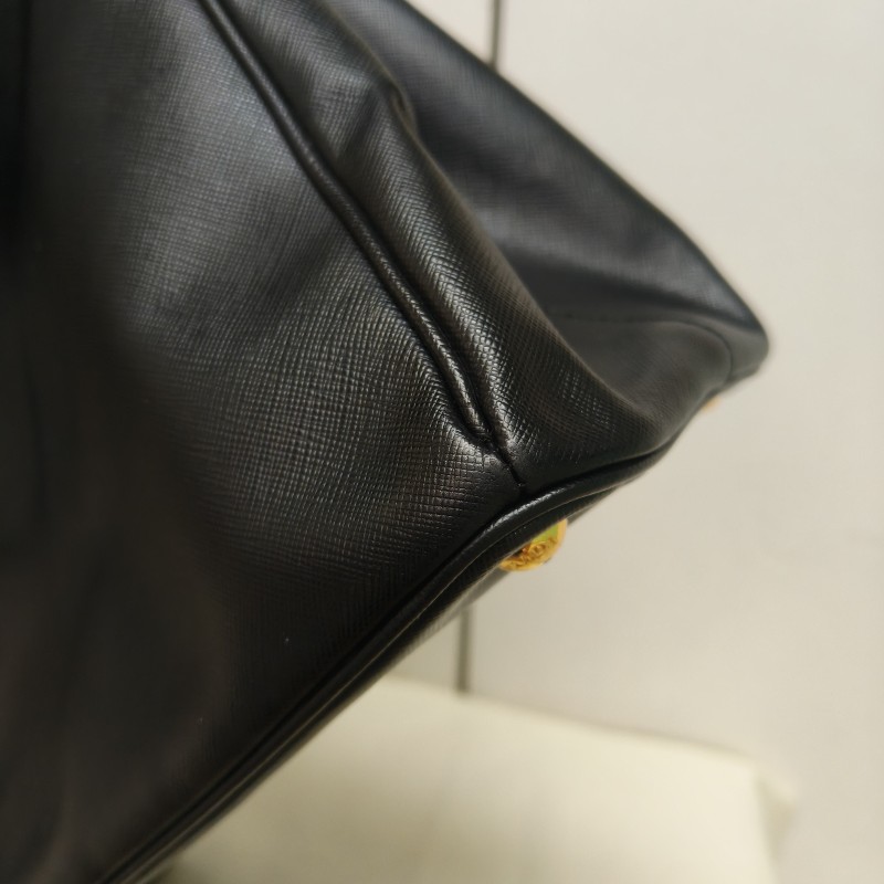 來囉‼️來囉‼️雙11優惠上車囉🚒超狂降價只到11/11🎁㊣✨PRADA✨(附防塵袋)普拉達 黑色 防刮 皮革 商務 手提包 公事包 文件包 電腦包 /二手包/二手精品🌳二手樹屋🌳-20