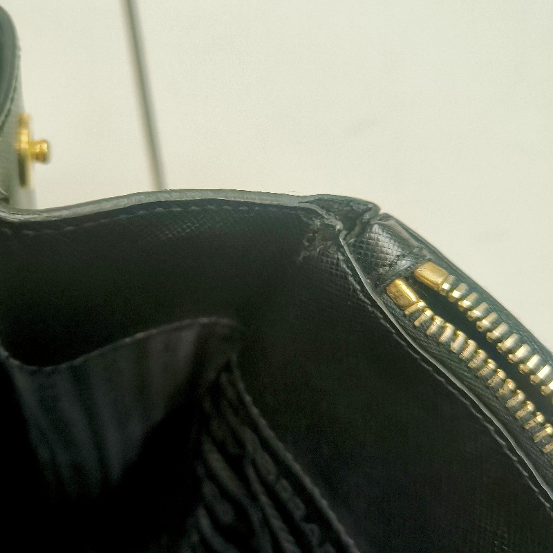 來囉‼️來囉‼️雙11優惠上車囉🚒超狂降價只到11/11🎁㊣✨PRADA✨(附防塵袋)普拉達 黑色 防刮 皮革 商務 手提包 公事包 文件包 電腦包 /二手包/二手精品🌳二手樹屋🌳-56