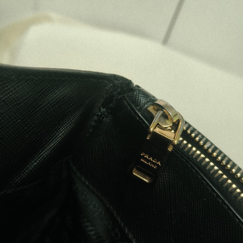 來囉‼️來囉‼️雙11優惠上車囉🚒超狂降價只到11/11🎁㊣✨PRADA✨(附防塵袋)普拉達 黑色 防刮 皮革 商務 手提包 公事包 文件包 電腦包 /二手包/二手精品🌳二手樹屋🌳-57