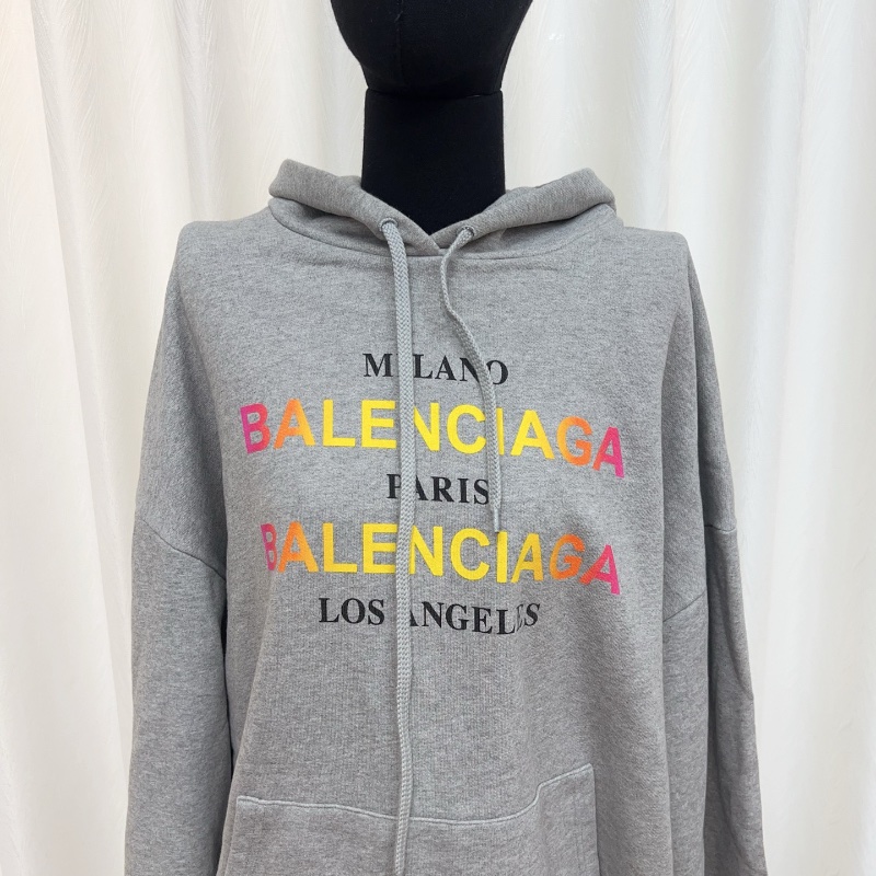 ❤️ BALENCIAGA 彩虹字母連帽時尚衛衣-1