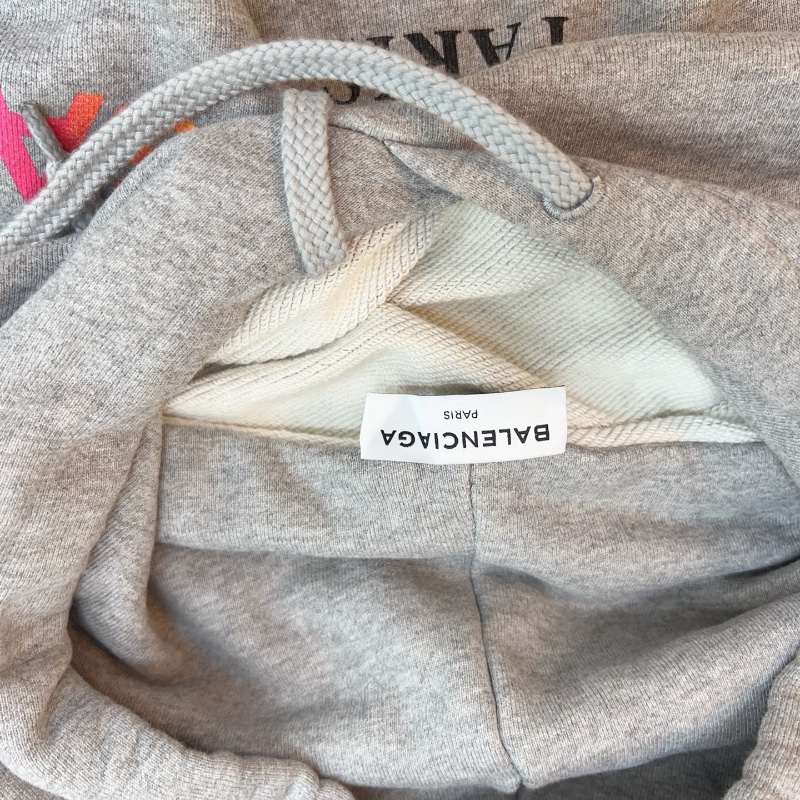 ❤️ BALENCIAGA 彩虹字母連帽時尚衛衣-4