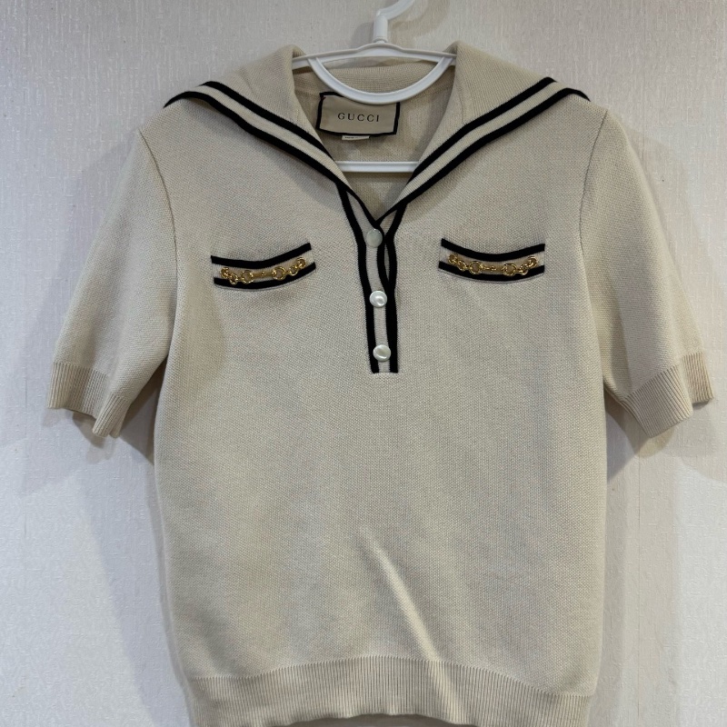 ❤️ GUCCI 優雅米色上衣-0