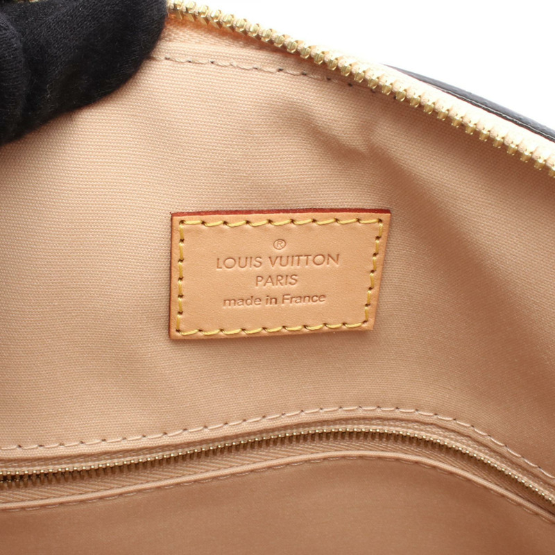 LOUIS VUITTON Lockit PM 手提包 M90251 Vernis 皮革米色沙丘二手女士 LV-3