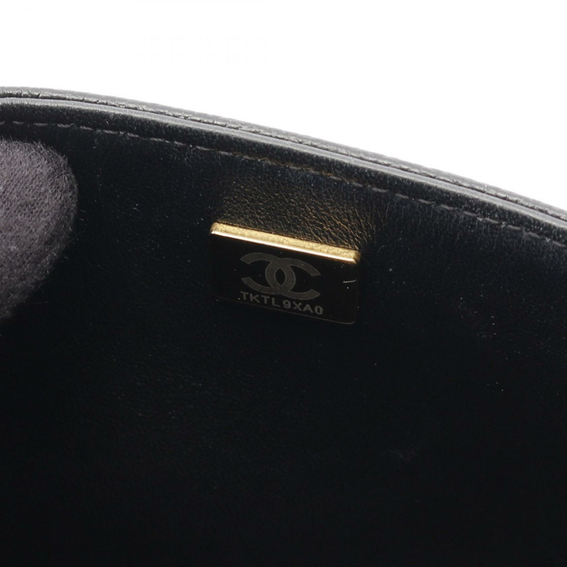 CHANEL Boy chanel 鏈條單肩包 AS3186 粒面小牛皮 黑 二手 GHW CC-4