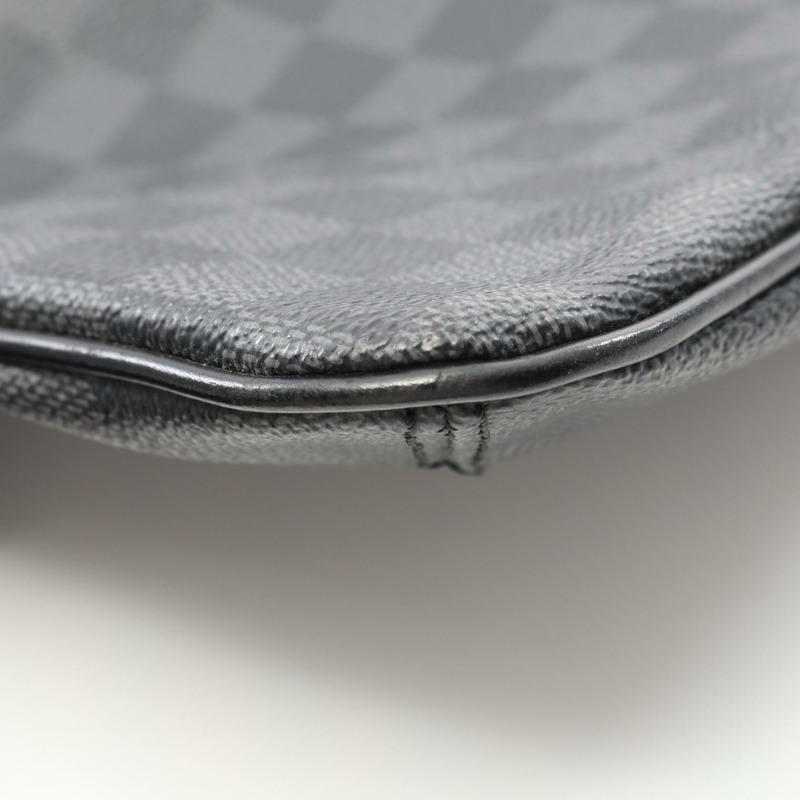 LOUIS VUITTON Tomas 單肩包 N58028 Damier 石墨帆布 黑色 二手 LV-5