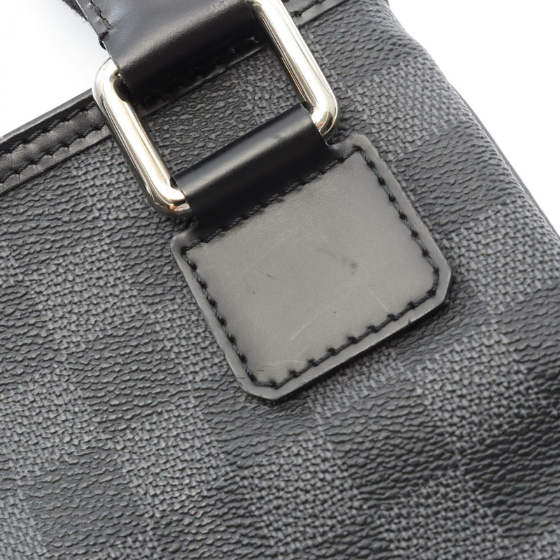 LOUIS VUITTON Tomas 單肩包 N58028 Damier 石墨帆布 黑色 二手 LV-6