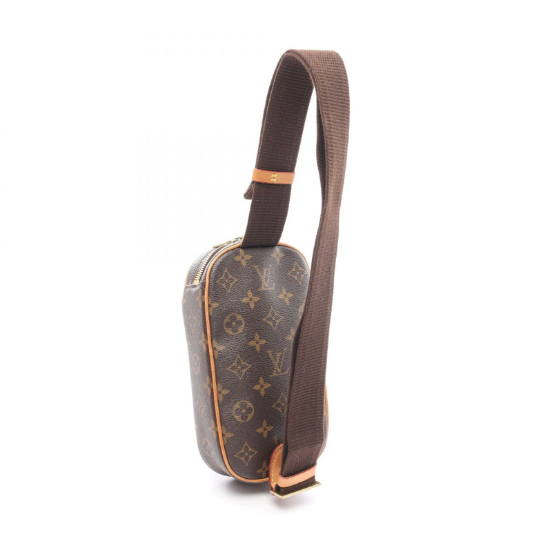 LOUIS VUITTON Pochette Gange 腰包 M51870 Monogram 帆布 二手 男女通用-1
