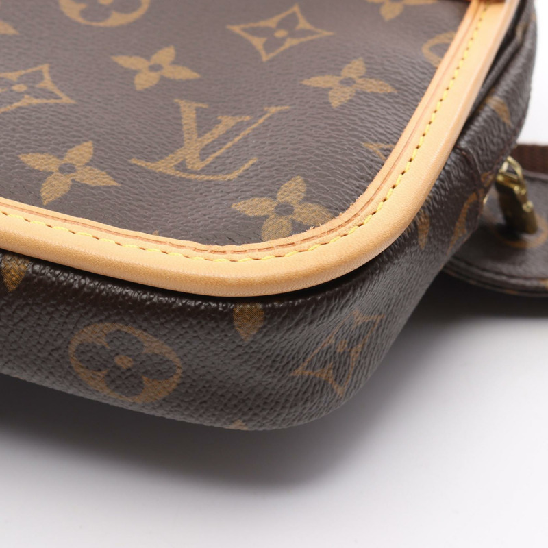 LOUIS VUITTON Bosphore 腰包 M40108 Monogram 帆布 棕色 二手 女士 LV-8