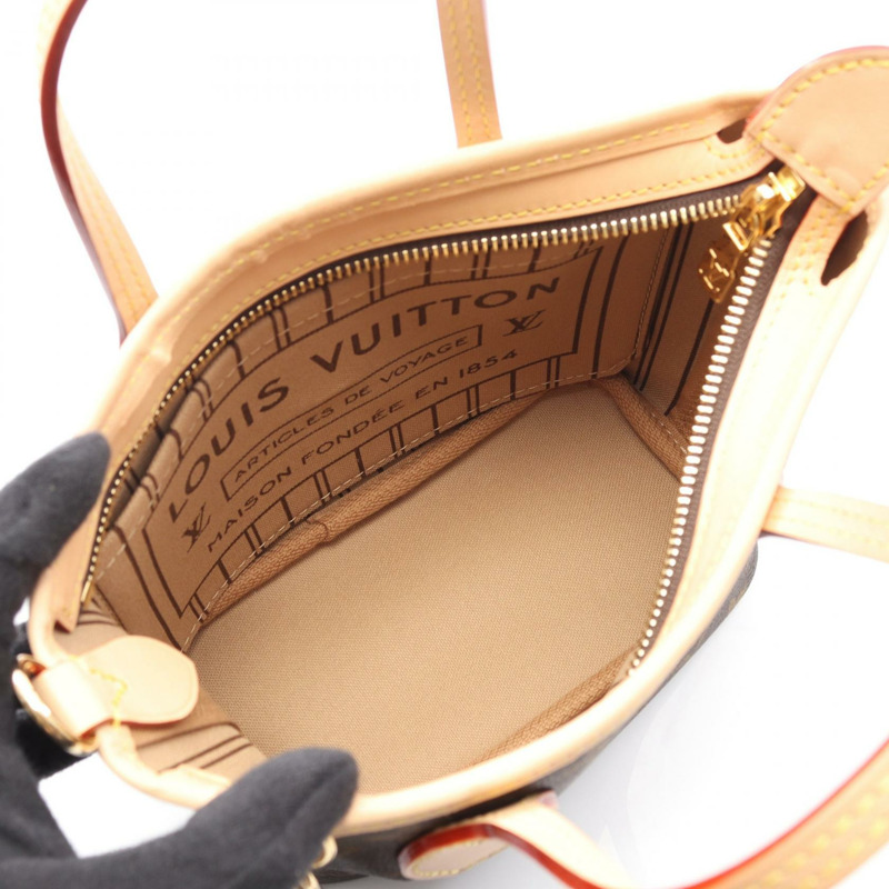 LOUIS VUITTON Neverfull BB 肩背包 手提包 M46705 Monogram 帆布 皮革 二手-2