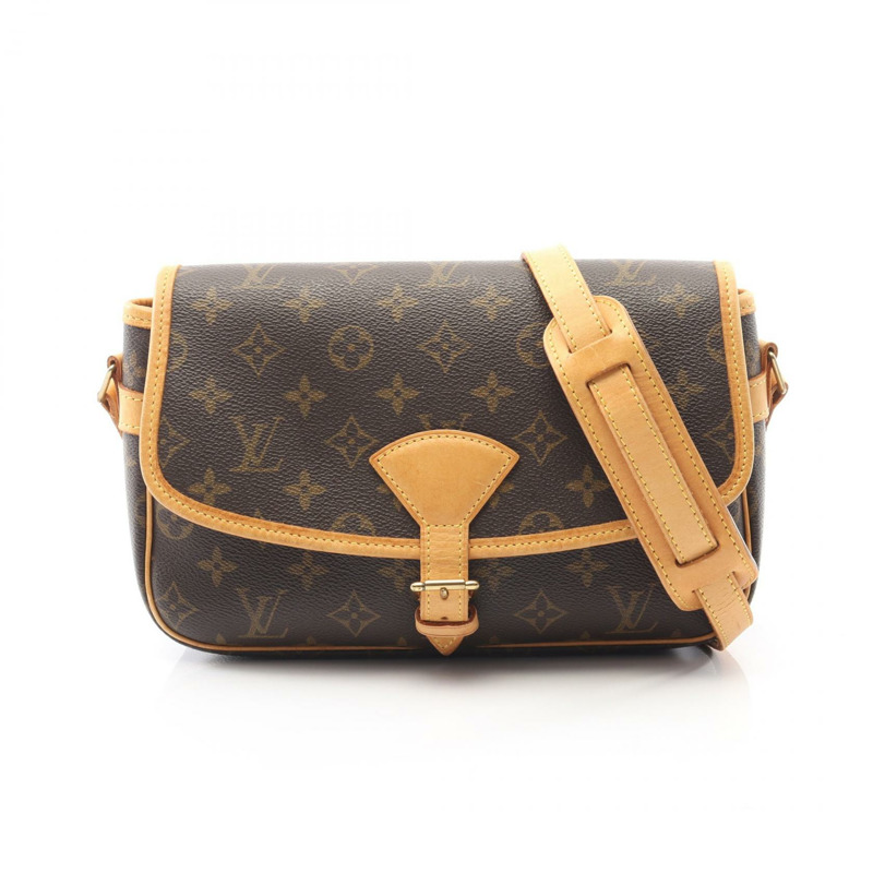 LOUIS VUITTON Sologne 單肩斜背包 M42250 Monogram 帆布 二手 女士-0