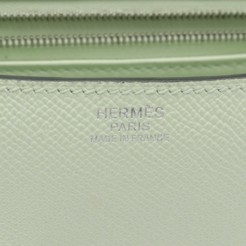 愛馬仕 Constance 24 單肩包 U 083692CK Epsom Vert Fizz 二手 SHW 女士-3