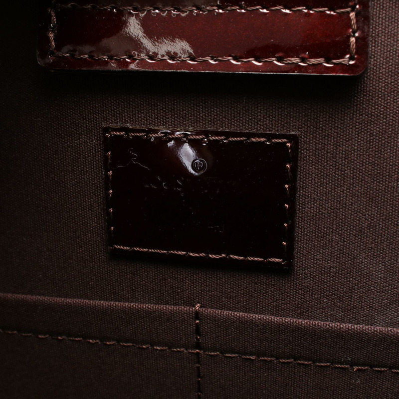 路易威登 Deesse GM 手提包 M91750 Vernis 皮革 Amrante 紫色 二手女式-3