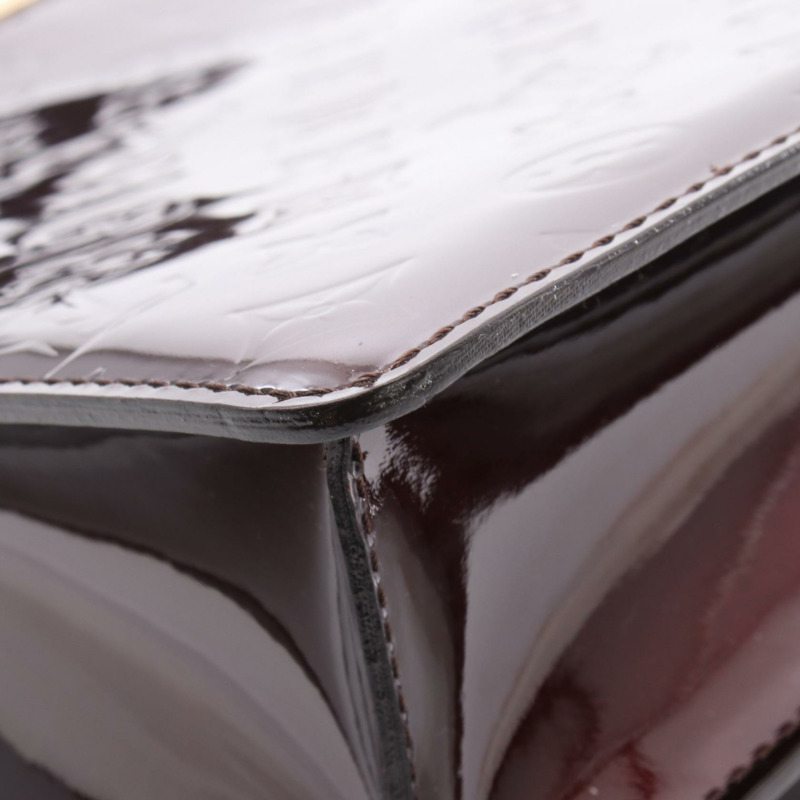 路易威登 Deesse GM 手提包 M91750 Vernis 皮革 Amrante 紫色 二手女式-5