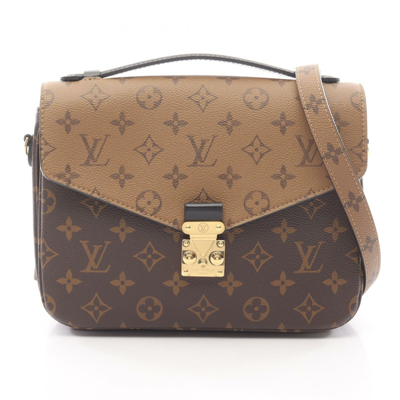 LOUIS VUITTON Pochette Metis MM 斜背包 M44876 字母反面 二手-0