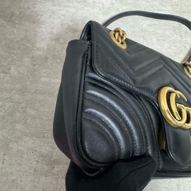 正品Gucci marmont馬夢經典翻蓋包-2