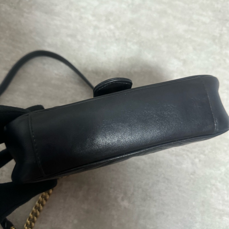 正品Gucci marmont馬夢經典翻蓋包-6