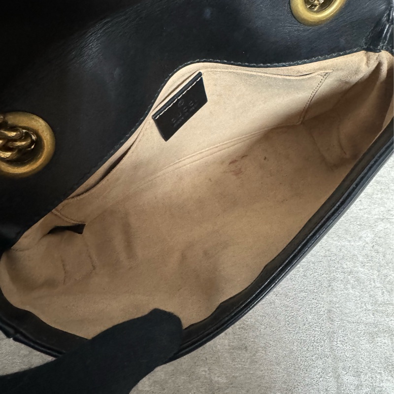 正品Gucci marmont馬夢經典翻蓋包-10