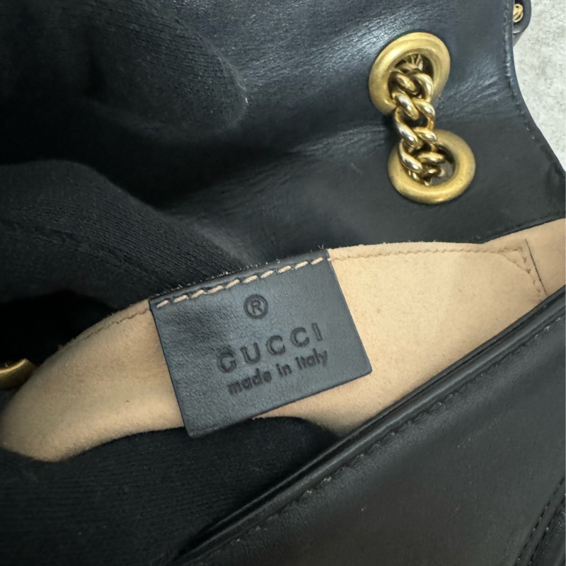 正品Gucci marmont馬夢經典翻蓋包-11