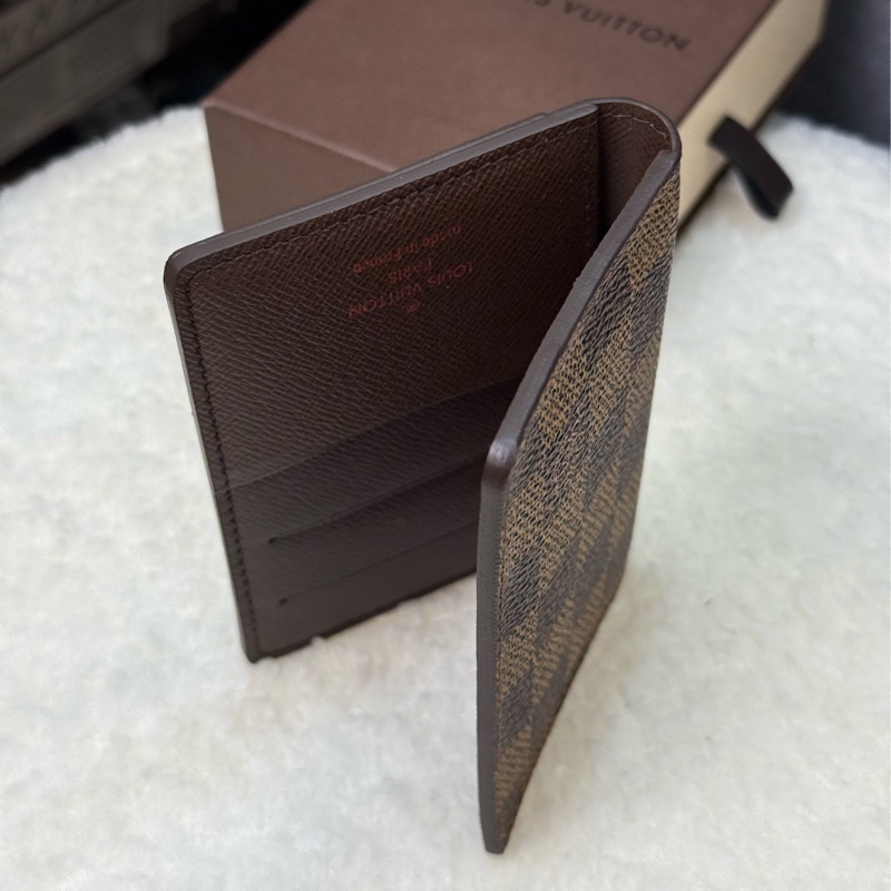 全新Lv棋盤格卡夾-3