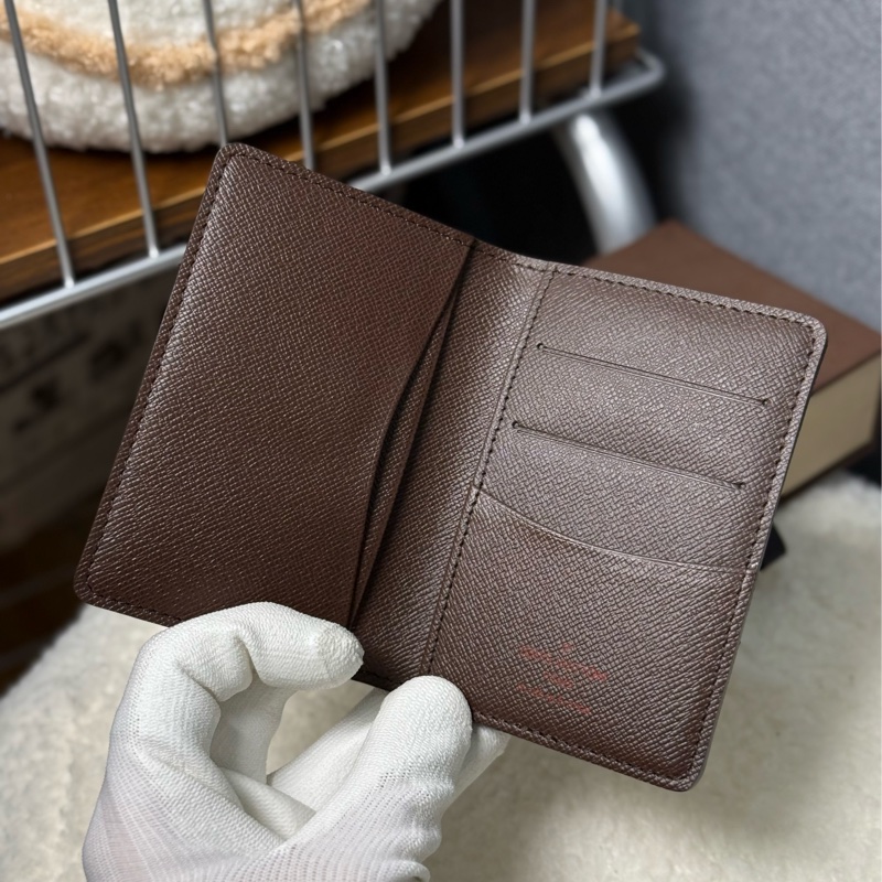 全新Lv棋盤格卡夾-5