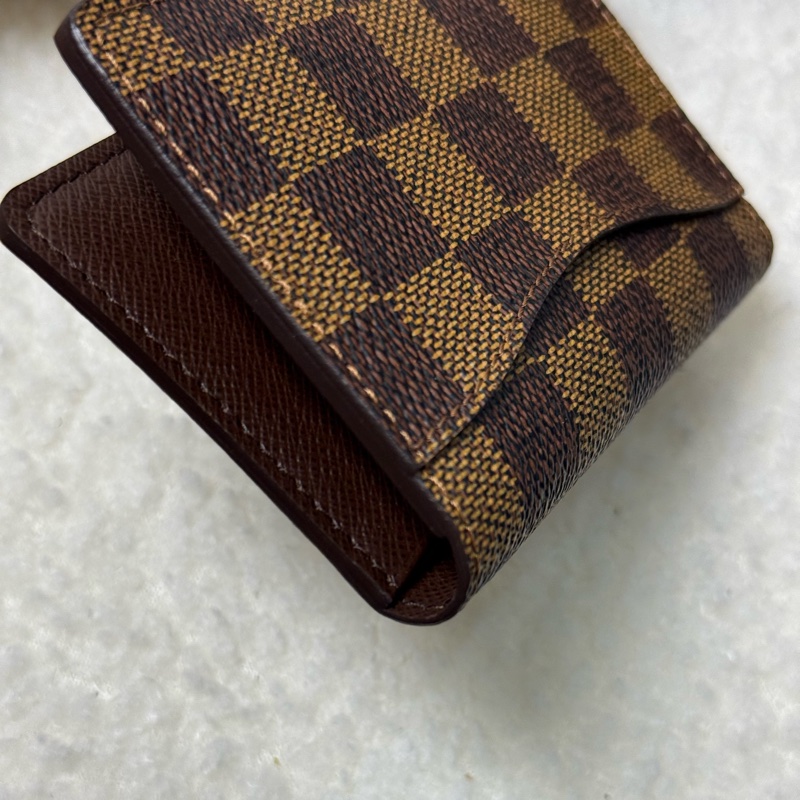 全新Lv棋盤格卡夾-6