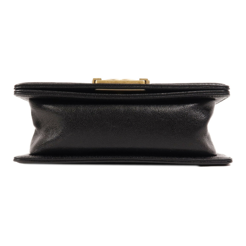 CHANEL 牛皮皮革Boy 20金扣肩背袋-3