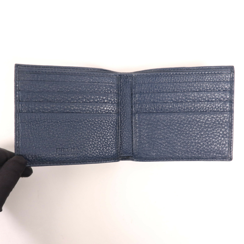 PRADA 牛皮皮革Fold Wallet錢包-4