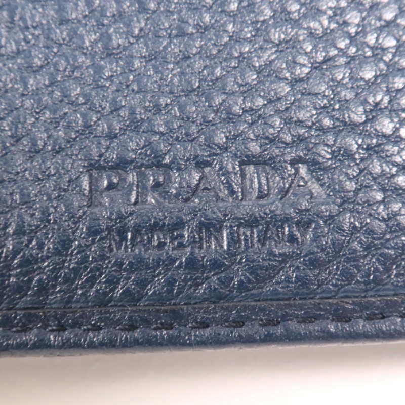 PRADA 牛皮皮革Fold Wallet錢包-6