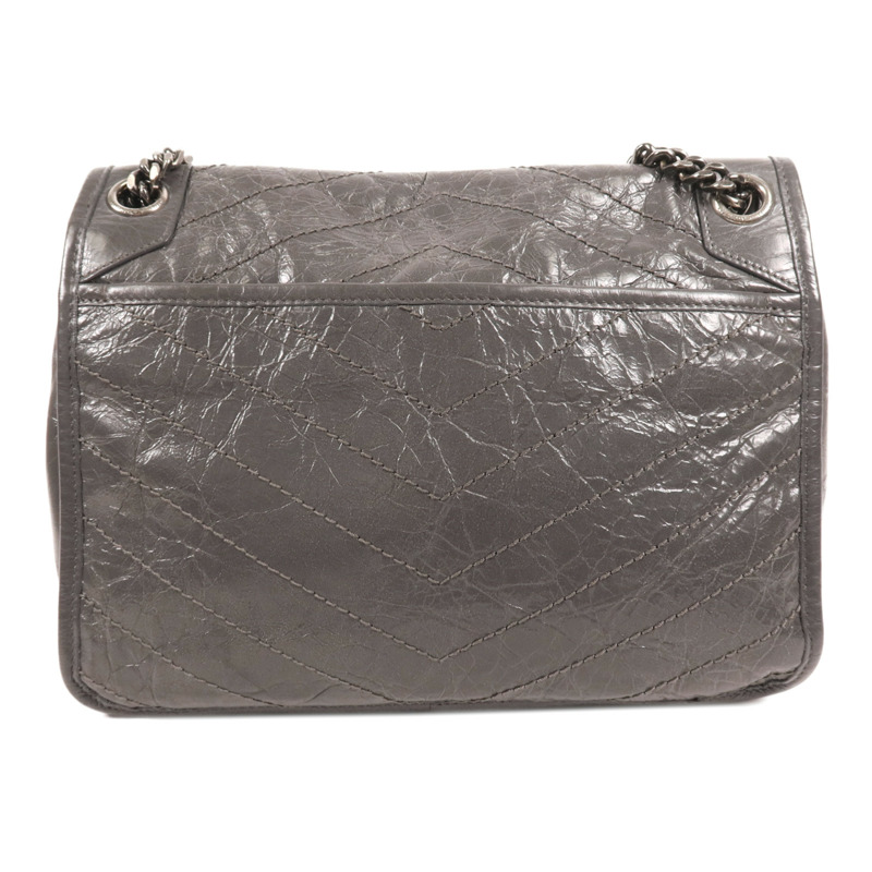 SAINT LAURENT 牛皮皮革Niki Medium銀扣肩背袋-1