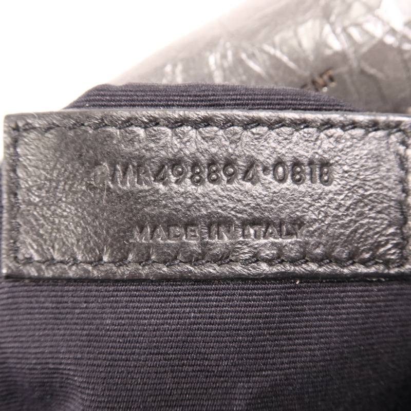 SAINT LAURENT 牛皮皮革Niki Medium銀扣肩背袋-6