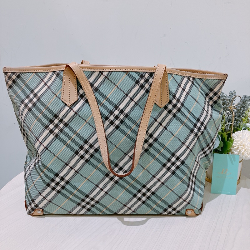 TK1842 Burberry 巴寶莉經典巴寶莉托特包Tote Bag Blue Label-0
