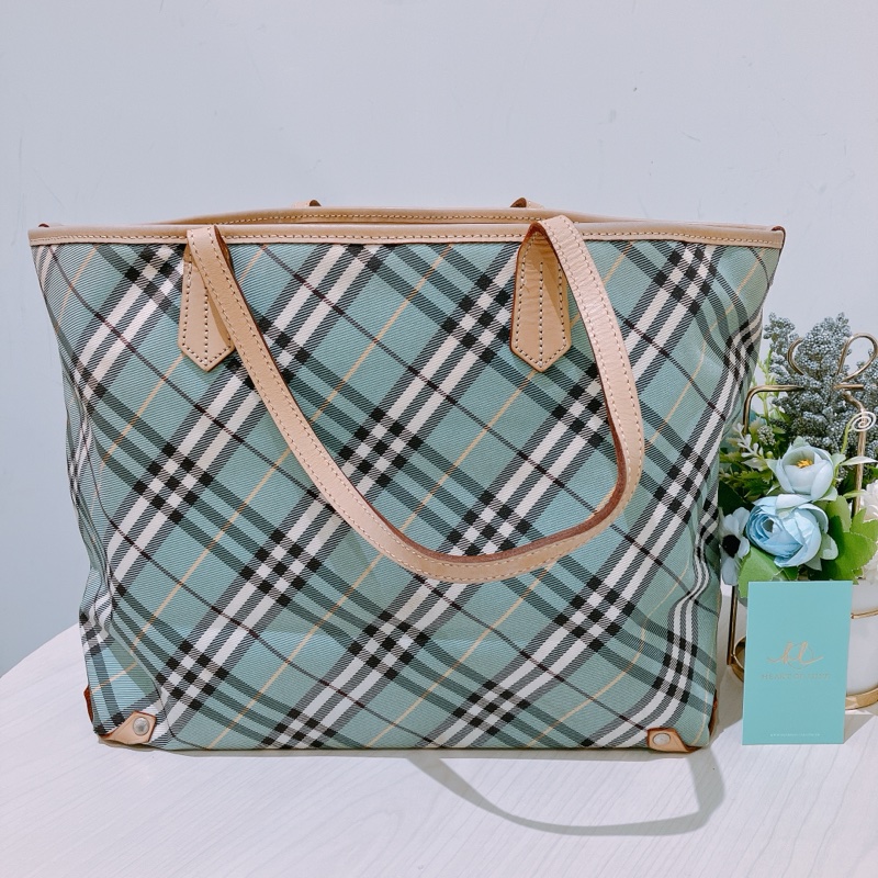 TK1842 Burberry 巴寶莉經典巴寶莉托特包Tote Bag Blue Label-22