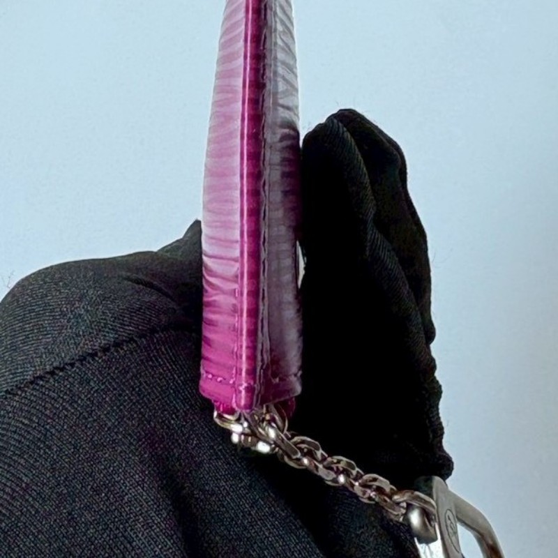 LV 紫紅EPI 鑰匙零錢包-5