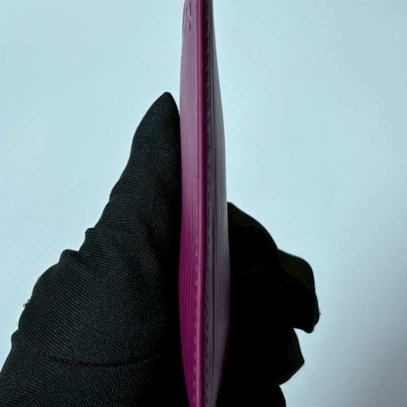 LV 紫紅EPI 鑰匙零錢包-8