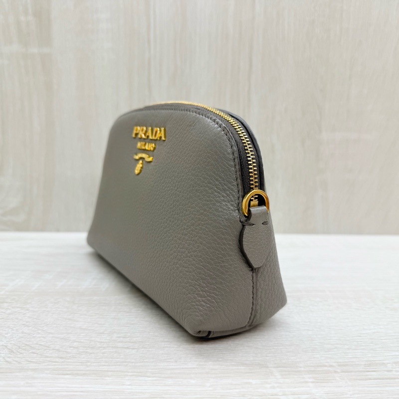 PRADA🩶大象灰化妝包-2