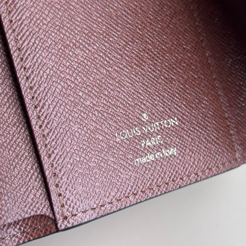 ::LOUIS VUITTON:: LV M62472 Victorine咖啡色經典花紋三折釦式短夾-8