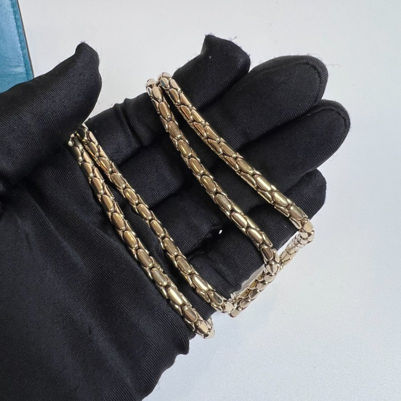 BVLGARI 湖水綠單層肩背包-9