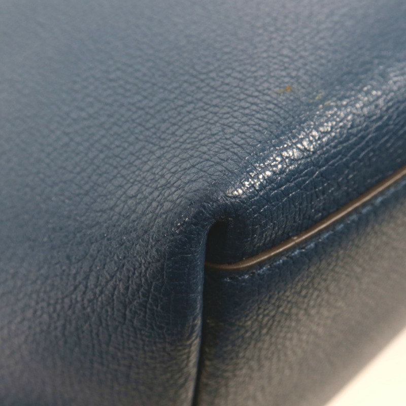 Furla 牛皮皮革Tote Bag銀扣肩背袋-8