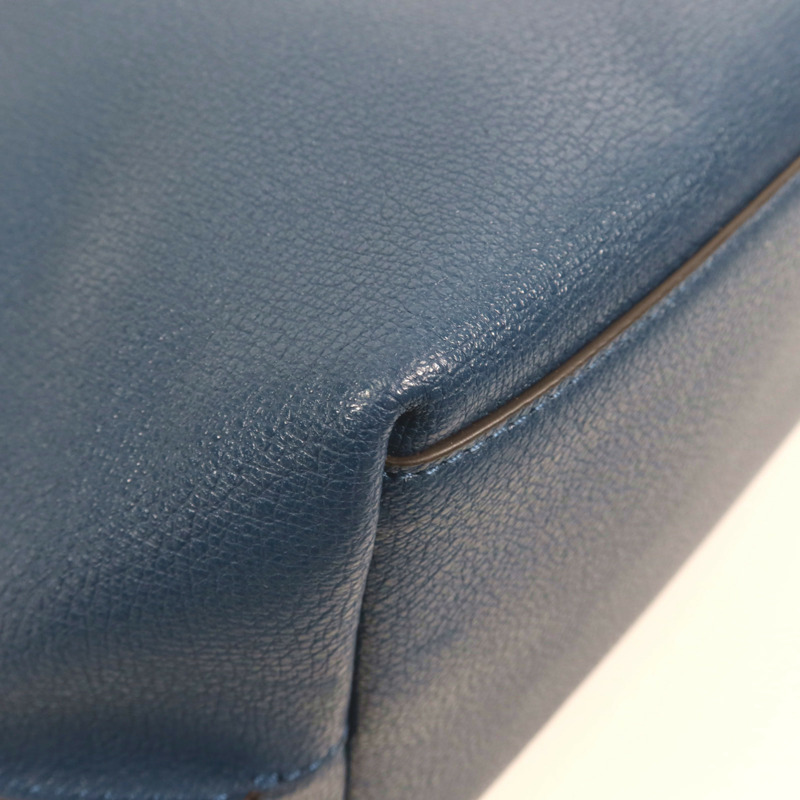 Furla 牛皮皮革Tote Bag銀扣肩背袋-10