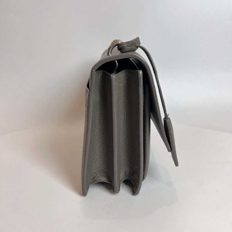 YSL 464673 灰色荔枝SUNSET 包-3